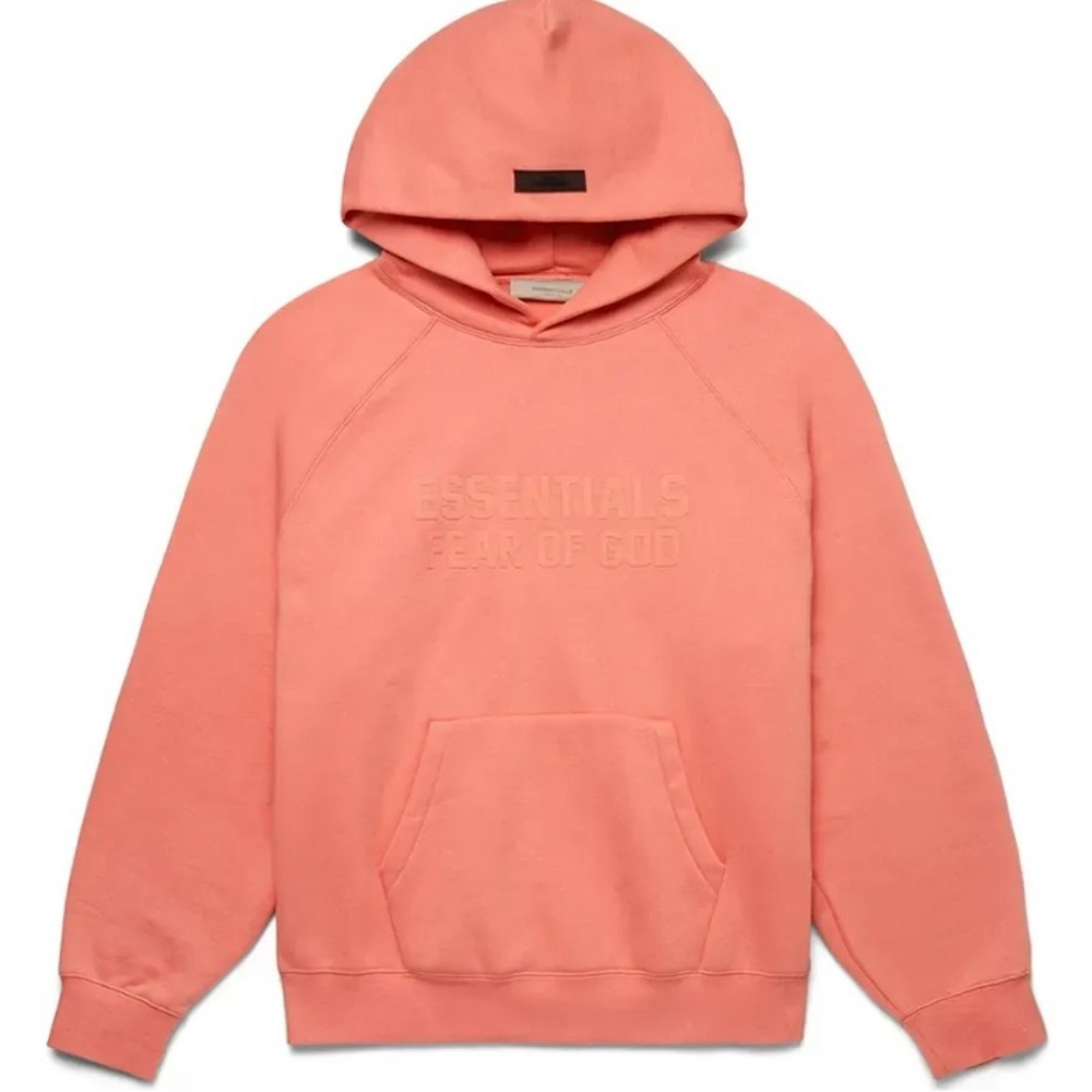 Essentials- Fear of God - Coral Hoodie